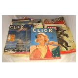 Assorted vintage magazines