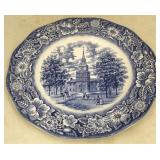 Liberty Blue dinner plate