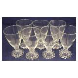 Set of 7 Juice/Wine Glass Berwick-Boopie-Clear