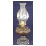 Vintage Oil Lamp - 18" tall