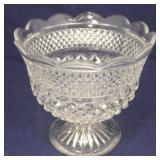 Glass Compote - 8 x 7 1/4