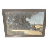 Framed Print, signed