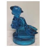 Blue Glass Figure