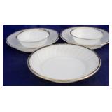 5 Fire King Golden Anniversary bowls