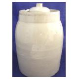 Stoneware crock w/ lid