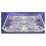 Glass serving tray