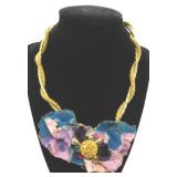 Rope/Flower Necklace