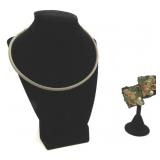 Rigid Necklace w/ Matching Earrings