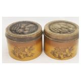 2pc. Metal Canister Set