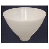 Milk Glass Lamp Globe - 8" x 6"