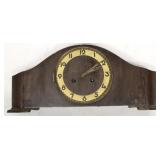 Wood Mantle Clock- As is missing glass face