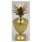 Brass pineapple covered box