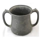 Antique Pewter Tankard - 5 x 7 1/2