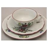 KG Luneville France Cup, Saucer & Plate