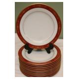 Noritake "Goldhill" Lunch Plates (12pcs)