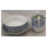 3 Pc Ceramic china set