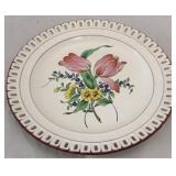 KG Luneville France Pierced platter