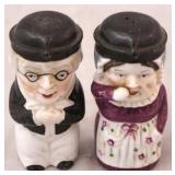 Pair Mottahedeh Salt & Pepper Shakers - 3 1/4" tal