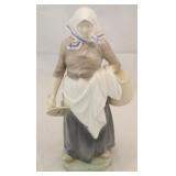 Royal Copenhagen woman figurine