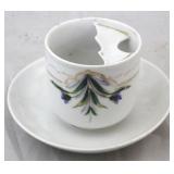 Antique Shaving Mug w/ Saucer Set