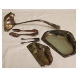 Group Silverplated items to include Ladle (5pcs)