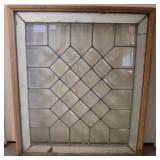 Lead Glass Window - as is - glass broken
