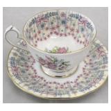 Royal Bridal Gown Queen Anne cup & saucer