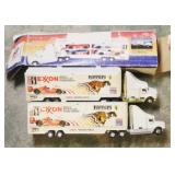Lot of 2 Exxon Semi-Trucks