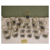 Lot of Bicentennial 1776-1976 Gold Trim Glasses