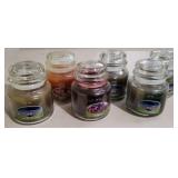 6 Glass jar candles