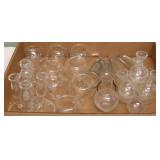 Group lot of Assorted Glass Vases & More