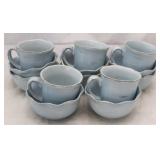 13 Pc Ballard Designs cups & bowls