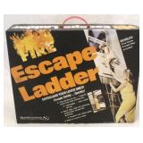 Vintage escape ladder in box