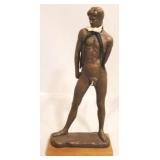 Chalkware Man Statue - as is