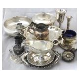 Lot of Assorted Silver Plated Items