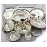 Lot of Assorted Silver Plated Items