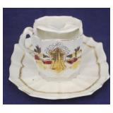 Antique Cup & Saucer (2pcs)