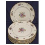 8 pc Lamberton China Plates - "Rose of Lamberton"