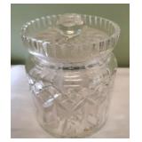 Waterford Biscuit Jar w/ Lid - 5 x 7