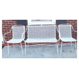 3pc Wrought Iron Patio Set