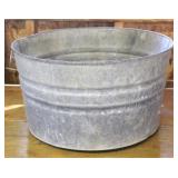 Steel Bucket Washtub - 20" tall