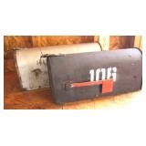 2 Metal Mailboxes