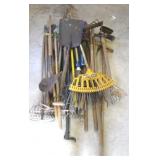 Lot of Assorted Yard Tools