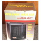 Royal Heat Ceramic Heater - NEW in BOX