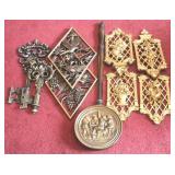 Lot of Assorted Vintage Wall Hangings