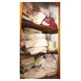 Closet Lot of Assorted Linens