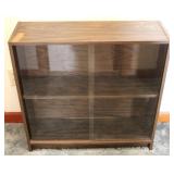 Vintage Glass Front Bookcase