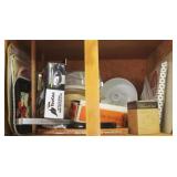 Cabinet Lot of Assorted Items