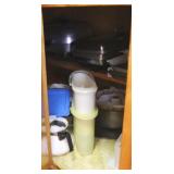 Cabinet Lot of Assorted Items