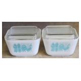 Pair of Vintage Pyrex Dishes w/ Lids